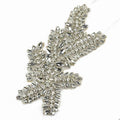 Dress Wedding Embroidery Bling Beaded Bodice 3d Crystal Rhinestone Applique Patches WRA-1037