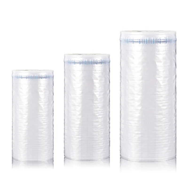 Hongdali 85CM Inflatable Air Bubble Cushion Wrap Bag PA/PE Air Column Roll Glass Protective Wrap for Package Tube Type