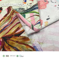 OEKO Eco-Friendly Custom Printed 68% Bamboo 27% Cotton 5% Spandex Jersey Knitted Fabric for Outdoor Home Textile Girls' Boys'