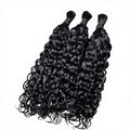 Virgin Natural Remy Afro Kinky Curly Loose Deep Wave Bulk Cambodian Human Hair for Braiding Cuticle Aligned