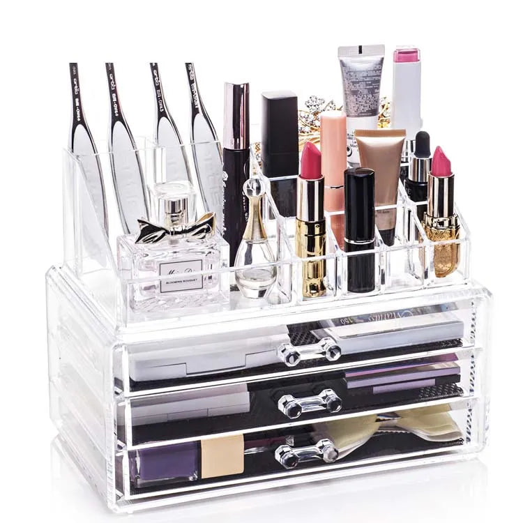 HelloWorld Custom Made Clear Acrylic Home Desk Organizers