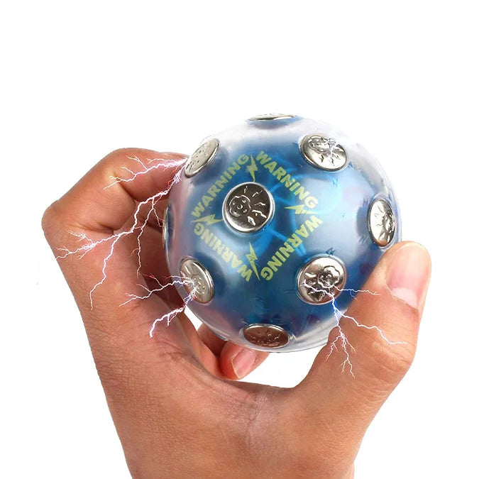 New Funny Shocking Ball Prank Electric Batting Shop KTV Luck Lier Test Party Games Electronic Toys Finger Machine Shock