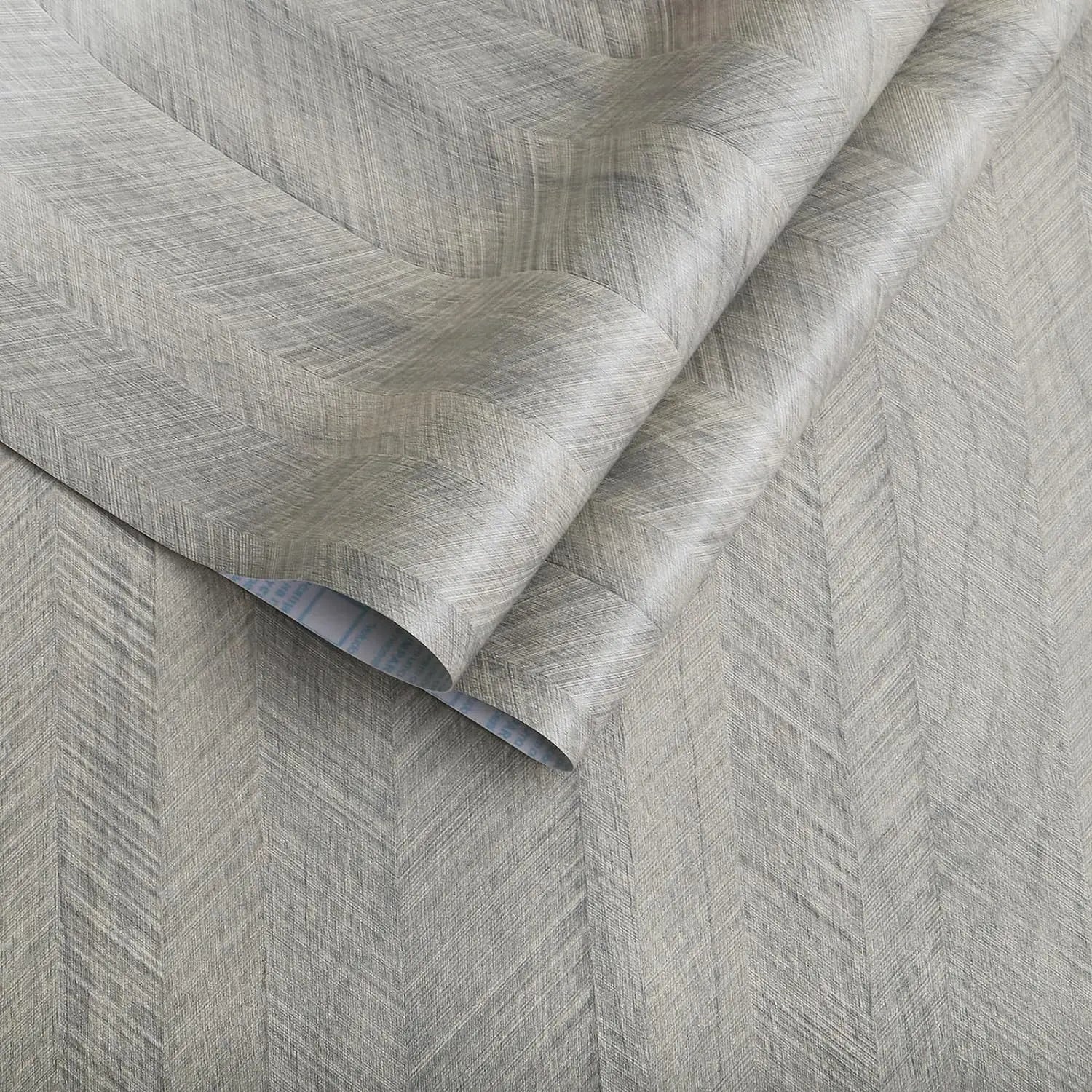 ORON 3D Peel and Stick Wallpaper Vinyl Removable Waterproof Home Decor Fishbone Wood Self Adhesive Wallpaper Rolls 24X196.9 Inch
