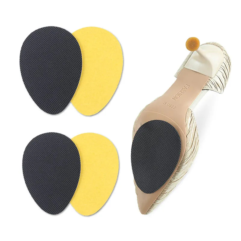 Self-Adhesive Anti-Slip Sole Protector Noise-Reducing Non-Slip Rubber Shoe Grips for High Heels Product Category Toe Caps