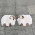 Customized Size Natural Sheepskin Fur Seat Cushion Extra Thick Modern Home Decor