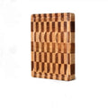 New Design Eco-friendly Solid Wood Kitchen Cutting Board Splicing Anti-Mildew Acacia Wood Checkerboard Chopping Board Serving