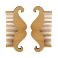 Wholesale Customized Small Natural Beach Wood Wooden Mens Pocket Beard Grooming Styling Comb Brush Bulk for Men Beard