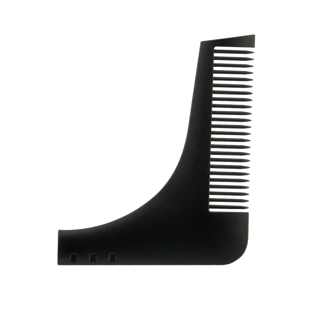 Custom logo Mustache Shaping Comb  L-typed Beard Shaped Comb