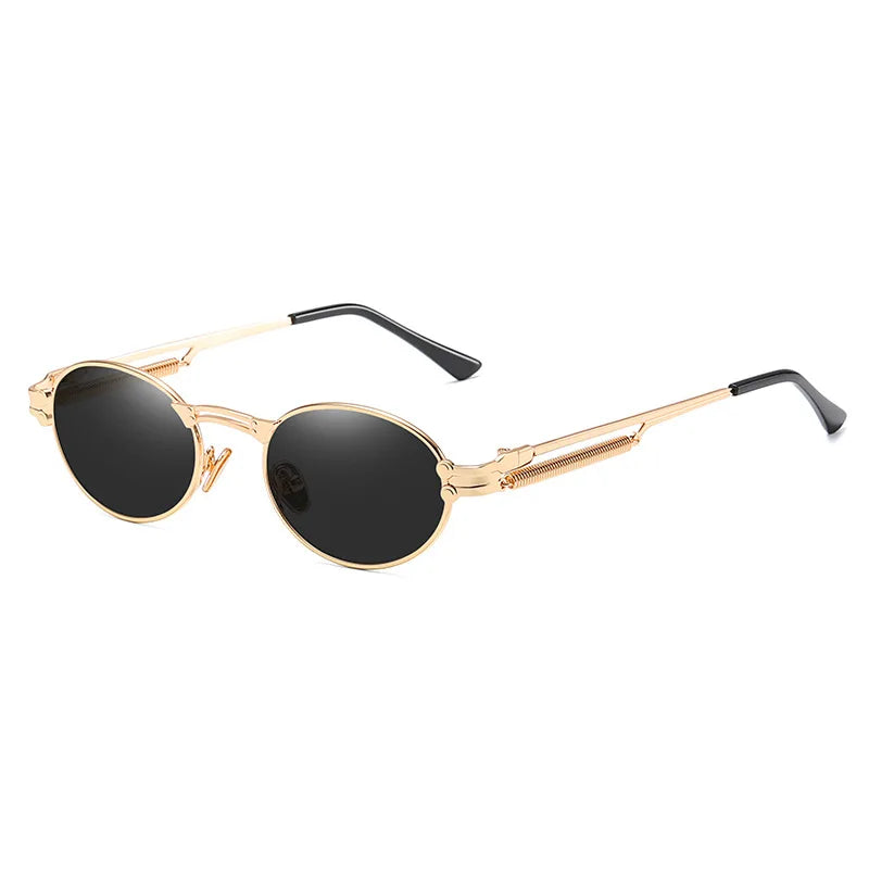 Wholesale Hot Fashion Vintage Gafas De Sol Retro Trendy Steampunk Metal Frame Women Men Shades Sun Glasses Sunglasses 2025