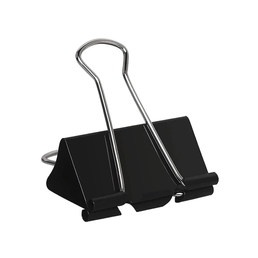 Custom Small Paper Clamps Black Binder Clips for Office Supplies
