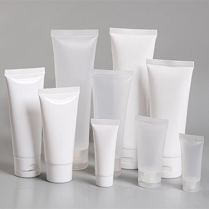 Customizable Soft PE Plastic Hand Cream Tube 30ml-250ml Screw Cap Sunscreen Eye Cream Face Mask Skin Care Custom Color
