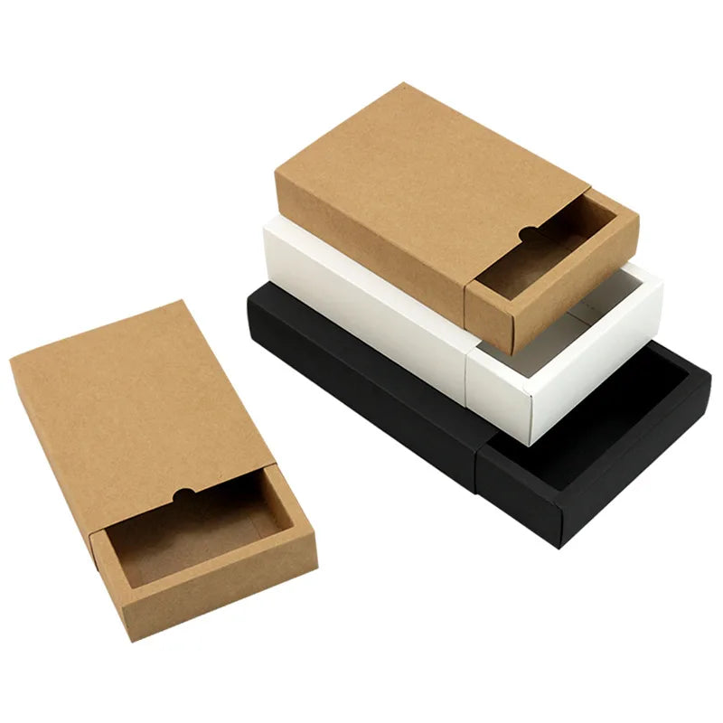 Gift Gift Packaging Handmade Stack Box Drawer Type Paper Box Printed Spot Products Underwear Socks Packaging Gift Box