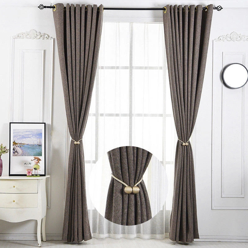 Window Curtain Tiebacks Clips Strong Magnetic Tie Band Home Office Decorative Drapes Weave Holdbacks Holders