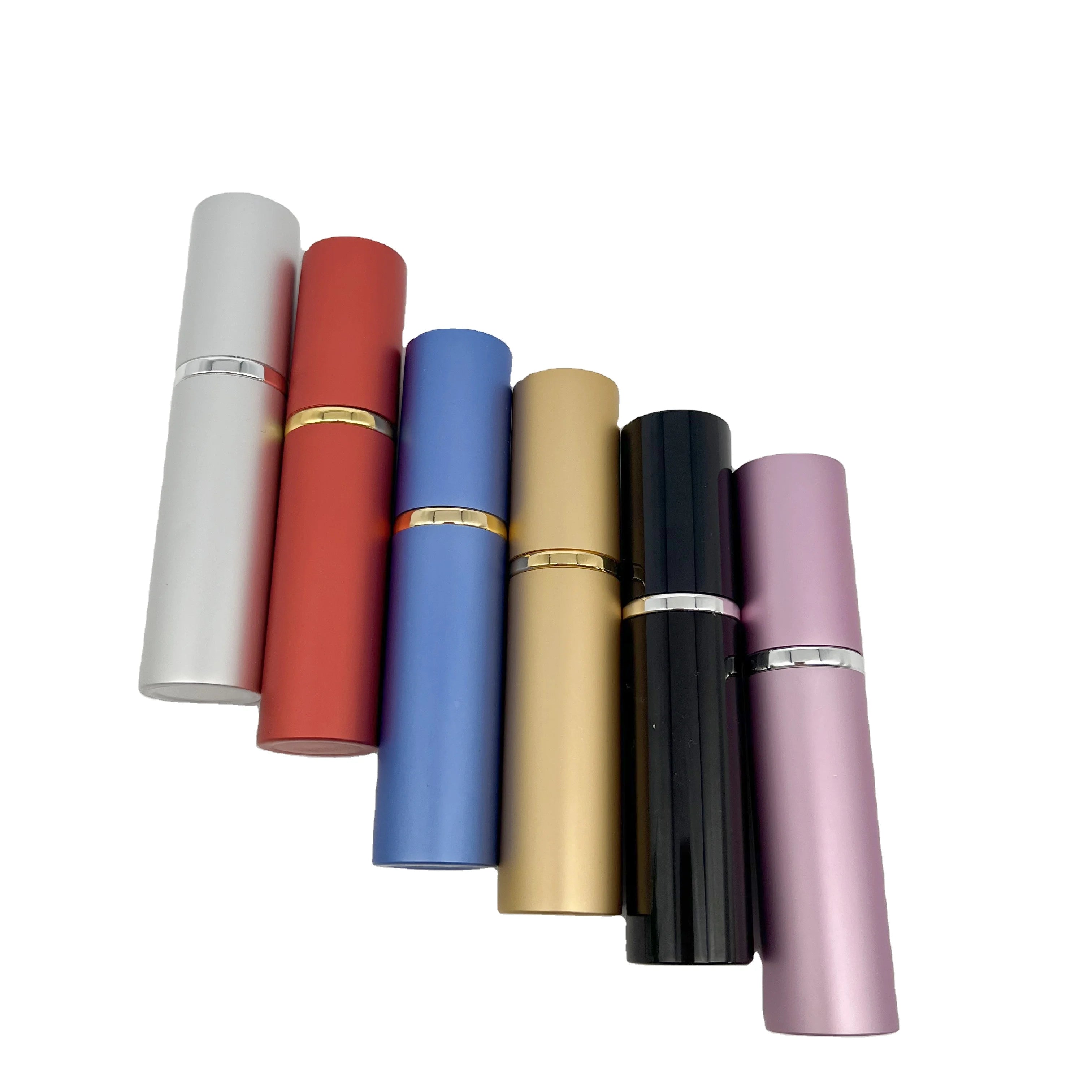 Customizable Color Fine Mist Spray Bottle 5ml/10ml Capacity for Perfume/Alecohol Spot Direct Oral Deodorant Packaging Screw Cap