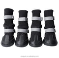 All-Weather Reflective Rubber Dog Boots Luxury Classic Long-legged Pet Snow Shoes Waterproof Big Dog Booties