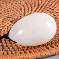 Huiying Wholesale Nephrite Jade Yoni Egg white jade Egg Set Birthstone for Sale Crystal Crafts