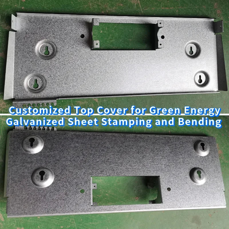 Customized Galvanized Sheet Stamping Bending Cover Industrial Equipment Bracket Precision Sheet Metal Manufacturing OEM/ODM