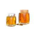 Honey Container With Wood Lid