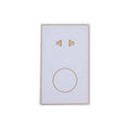 Custom1mm 2mm 2.5mm 3mm 4mm screen printing toughened glass switch socket rack