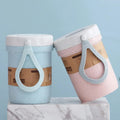 Cabilock Food Flask Portable Sealed Soup Cup Microwaveable Soup Container Soup Jar Insulated Hot Milk Cup with Spoon