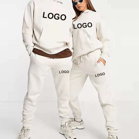 Track Suit Manufacturer High Quality Oversized Sweatsuit Hoodies and Joggers Sets Unisex Cotton Tracksuit Mens Sweatsuits