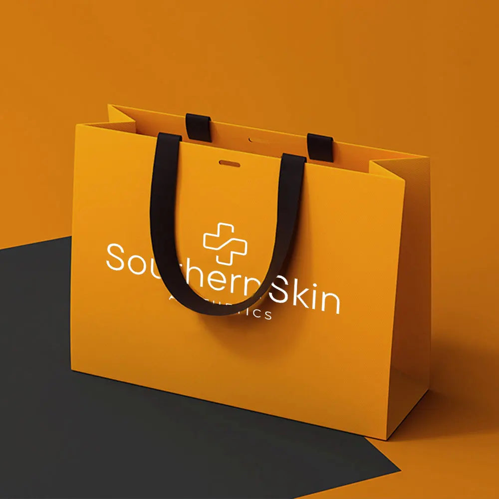 Custom Design Branded Luxury Shopping Gift Paper Bag With Rope Handle