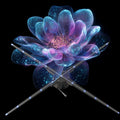 High Speed Rotation 100CM 3D Hologram Projector Fan With Voice Control Integration for Captivating Weddings
