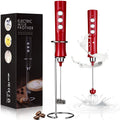 Rechargeable Tea Mixer USB Rechargeable 3 Speeds Mini Electric Milk Foam Maker with Stand