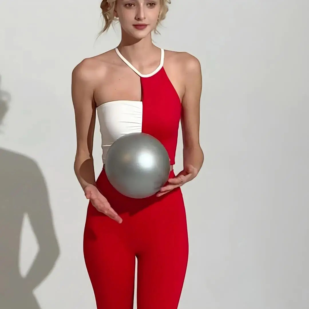 2 Piece Breathable High Support Four-Way Stretch Tracksuit Set Gym Running Yoga Sportswear Sports Bra Crop Tank High Waist