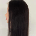 Silky Straight Brazilian Hair Wig with Transparent for Lace Frontal 150% 180% 200% Density Natural Color Wholesale