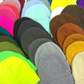70 Colors High Quality Winter Unisex Blanks Custom 80G Acrylic Cuffed Knitted Hat Beanies With Custom Logo