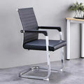 Jupiter Modern Office Conference Room Low Back Bow Leather Executive Meeting Chair