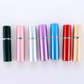 Mini 5ml Travel Pocket Refillable Aluminum Empty Atomizer Spray Glass Perfume Bottle