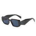 Sunway Eyewear New UV400 Protection Retro Candy Color Private Label Thick Black Rectangle Sunglasses for Women