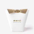 Yiwu Manufacture Retails Creative Black Sweets Packaging Wholesale White Paper Folded Merci White Fancy Candy Gift Chocolate Box