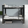 Excellent Quality Double Decker Metal Bed Design School Kids Bedroom Furniture Boarding Metal Bunk Beds Letto a Castello Triplo