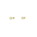 Beadsnice Fashion 14k Gold Cut Tube Beads Connector Jewelry Findings Handmade Materials