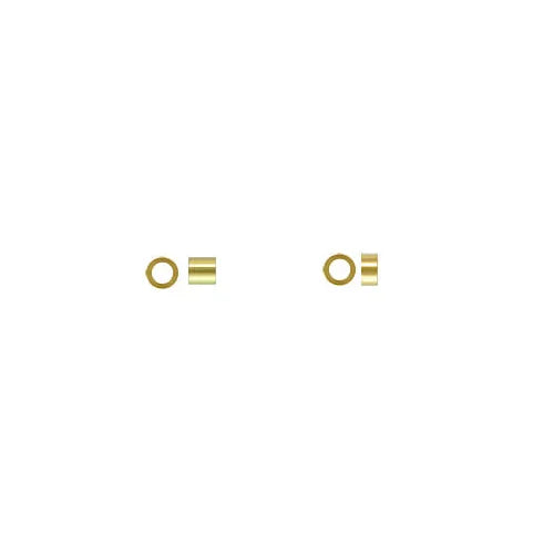 Beadsnice Fashion 14k Gold Cut Tube Beads Connector Jewelry Findings Handmade Materials