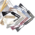 Jingcan crystal 90 colors  Cotton Woven embroidery Bracelets with tassel friendship letter design woven bracelet