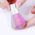 New Fashionable Rainbow Color Soft Nail Cleaning Brush Remove Dust Powder Make up Foundation Brushes Nail Brushes for Cleaning