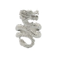 2024 Trending Product Hot Selling Punk Men Rings Stainless Steel Gothic Vintage Dragon Ring for Boys