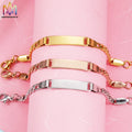 Top Sale Custom Kids Bracelets and Charms Jewelry Engravable Logo Name ID Bracelets for Kids