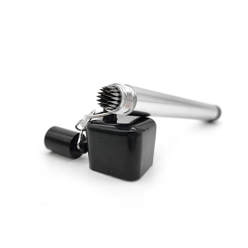 Snooker & Pool Billiard Accessory Metal Pen Shape Cue Tip Shaper Needle Trimmer with Chalk Holder MegaBDM