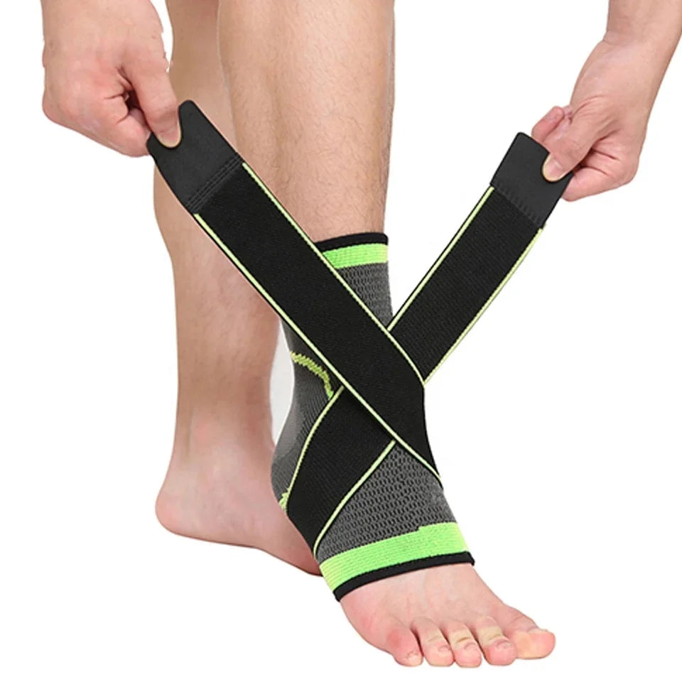 Boer Ankle Brace Support Ventilation Compression Sleeve for Foot Pain