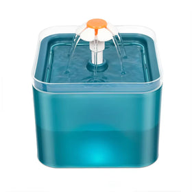 OEM New Translucent Neverland Macaron Color Pet Cat Water Fountain Automatic Quiet Plastic Macaron Pet Drinker Factory Price