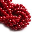 Wholesale Super Beautiful Healthy Synthetic Red Coral Beads Never Fade Loose Gemstones