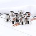 New Stainless Steel Through Hole Beads Horn Jewelry Accessories Diy Necklace Bracelet Tagor Jewelry Bead Insulation Material Matchi