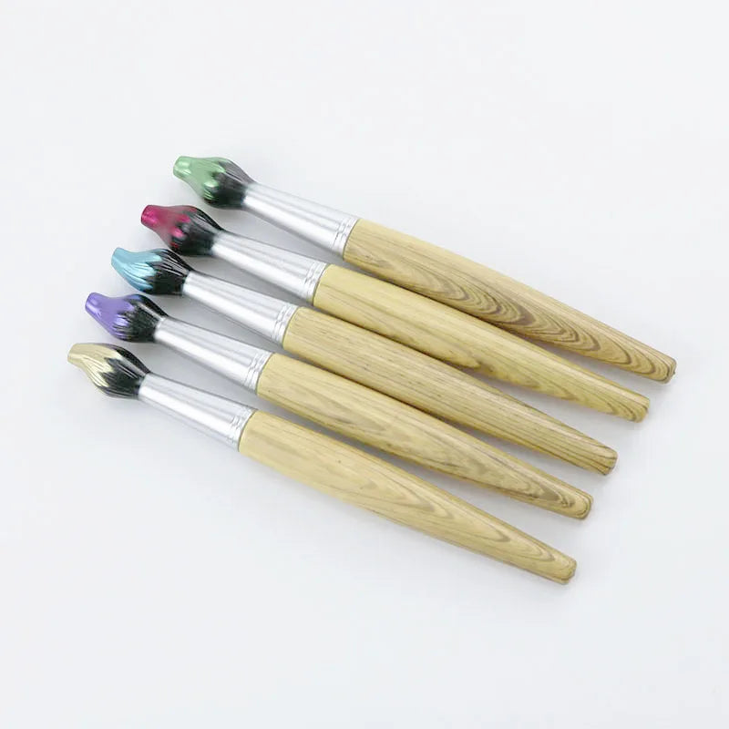 Smart and Creative Torch Pen Plastic and Bamboo Ballpoint Pen