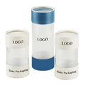 China Manufacturer New Arrival Paper Cardboard Cylinder Packaging clear Pet Pvc Window Paper Tube Box