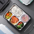 Stainless Steel Portable Outdoor School Office for Kids Children Fast Food Bento Lunch Box
